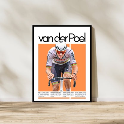 Mathieu van der Poel – High-Quality Cycling Print for Home Decor