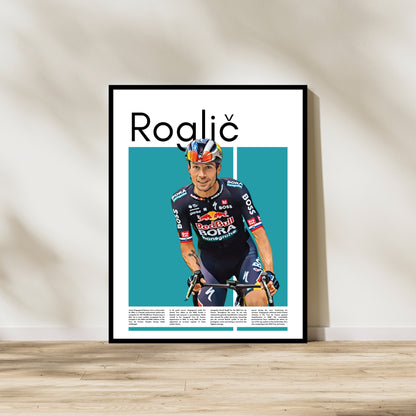 Primoz Roglic – High-Quality Cycling Print for Home Decor