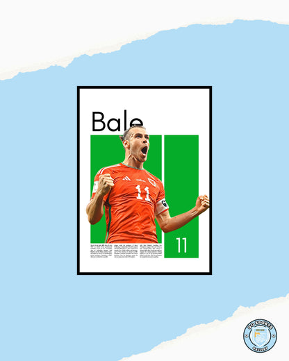 Gareth Bale Wall Art – Digital Download | Instant Printable Football Art