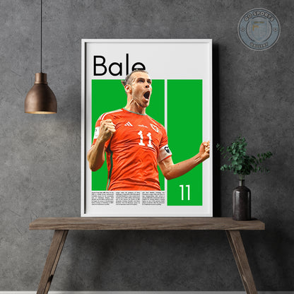 Gareth Bale Wall Art – Digital Download | Instant Printable Football Art