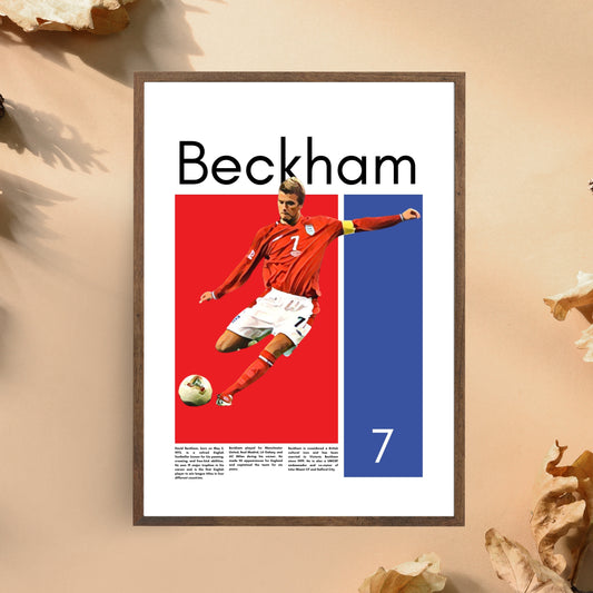 David Beckham Wall Art - Framed/Printed