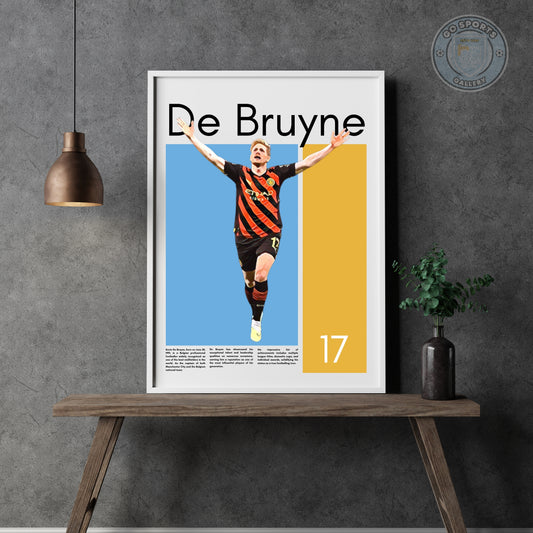 Kevin De Bruyne Wall Art: Instant Digital Download