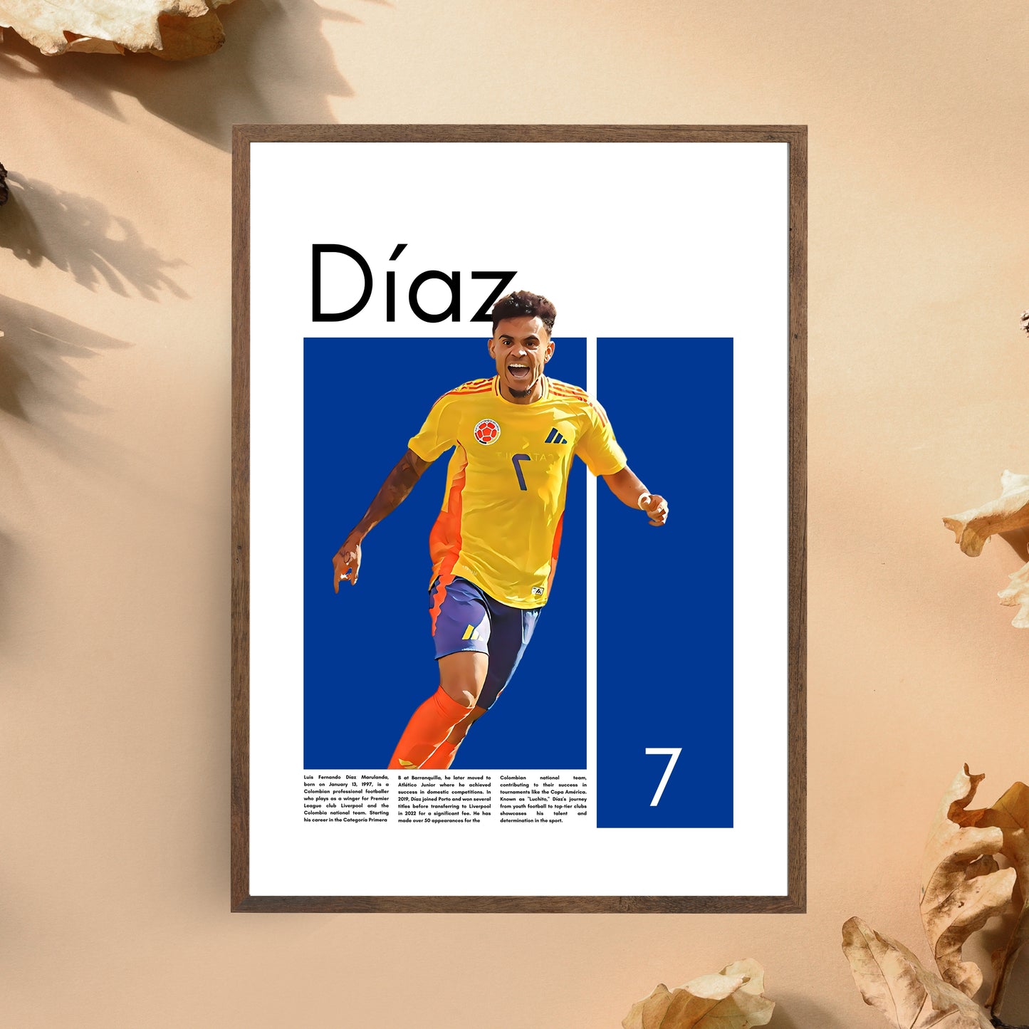 Luis Diaz Colombia - Framed/Printed