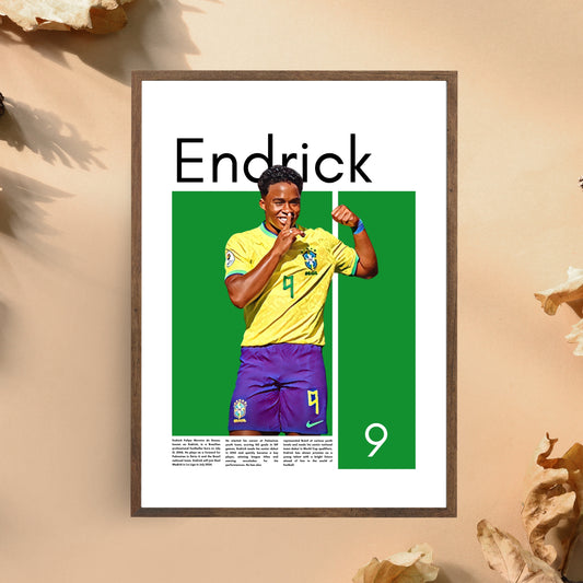 Endrick Brazil Wall Art - Framed/Printed