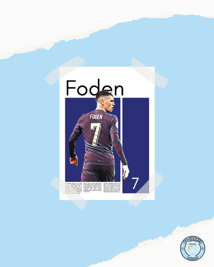 Phil Foden England Wall Art - Framed/Printed
