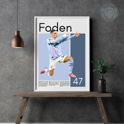 Phil Foden Wall Art - Framed/Printed