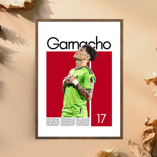 Alejandro Garnacho Manchester United – High-Quality Football Print for Home Decor