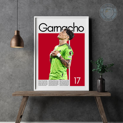 Alejandro Garnacho Wall Art – Digital Download | Instant Printable Sports Art