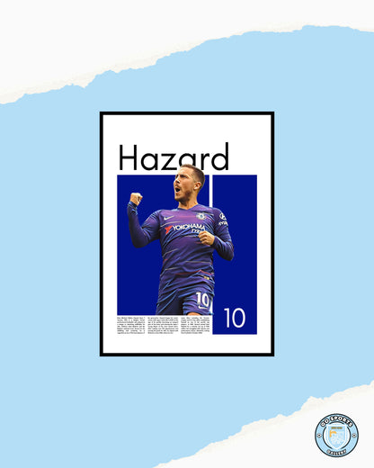 Eden Hazard FC Chelsea – High-Quality Football Print for Home Decor