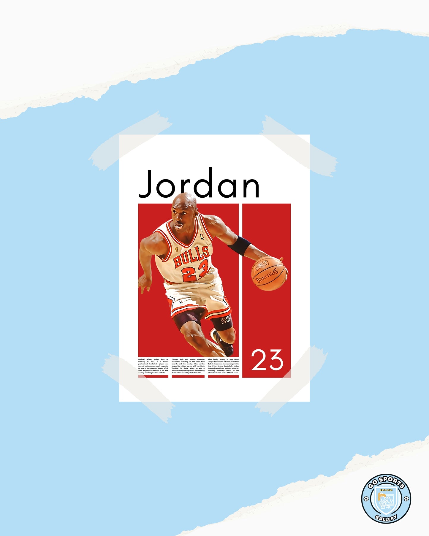 Michael Jordan Wall Art – Digital Download | Instant Printable Sports Art