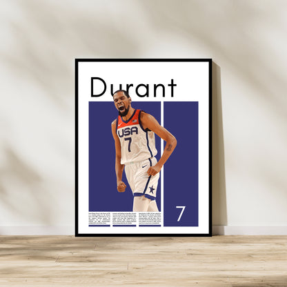 Kevin Durant Team USA - Framed/Printed