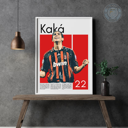 Ricardo Kaká Wall Art – Digital Download | Instant Printable Sports Art