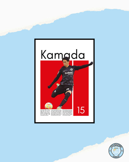 Daichi Kamada Eintracht Frankfurt – High-Quality Football Print for Home Decor