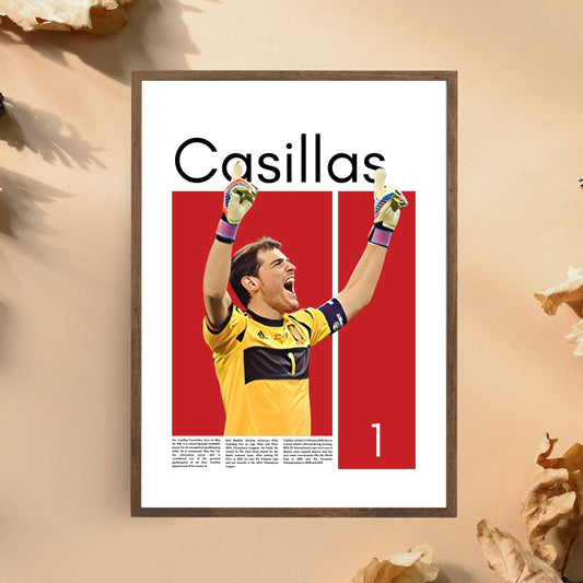 Iker Casillas Spain - Framed/Printed