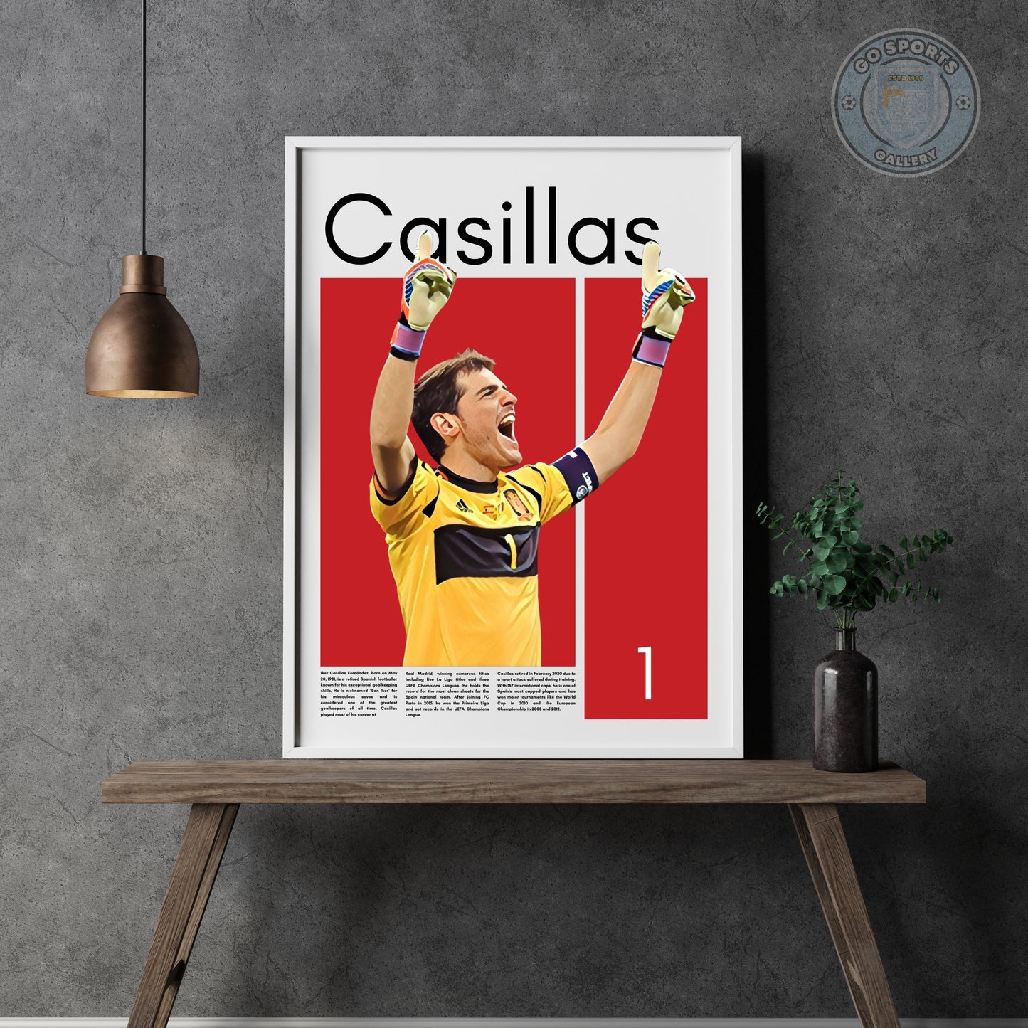 Iker Casillas Spain - Framed/Printed