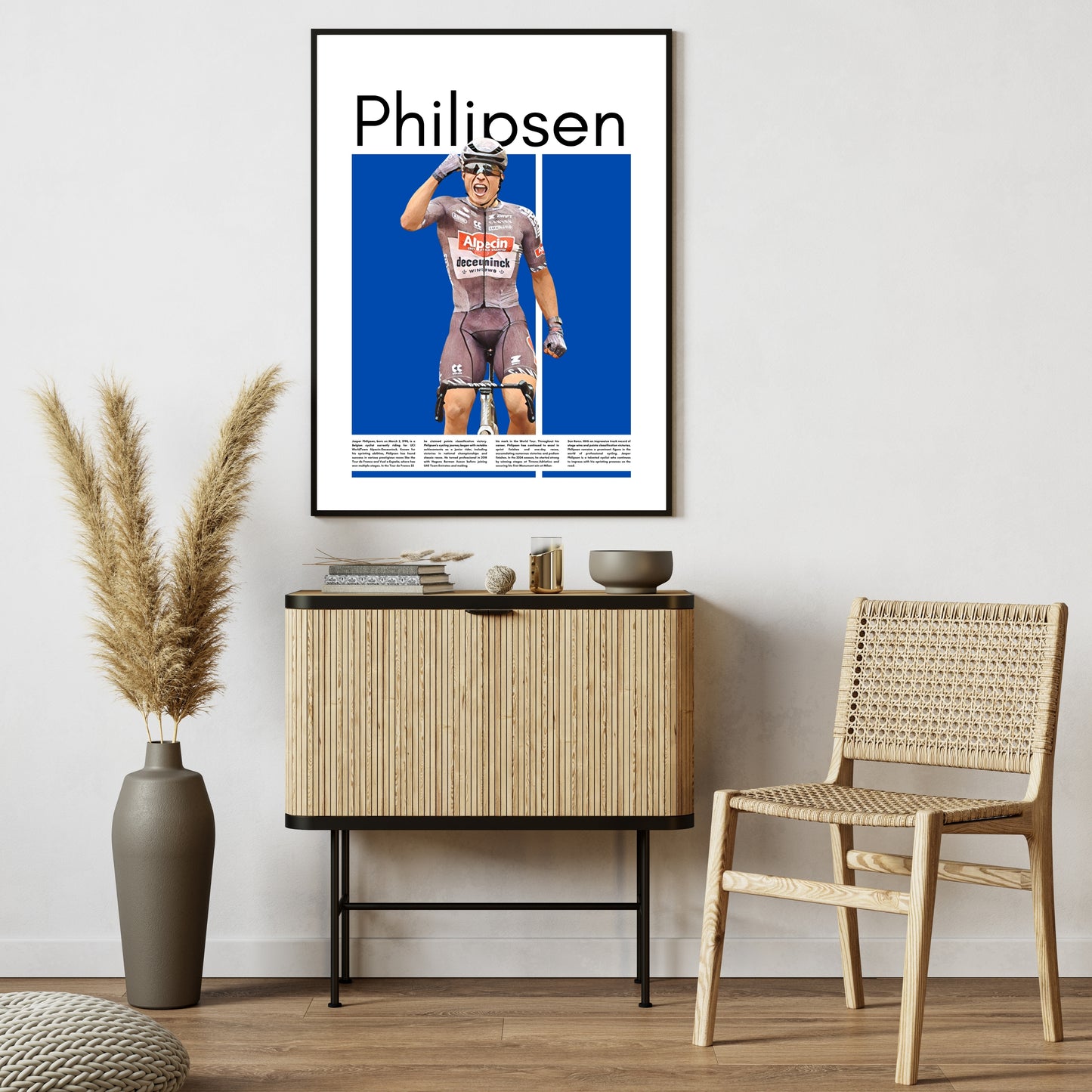 Jasper Philipsen – High-Quality Cycling Print for Home Decor