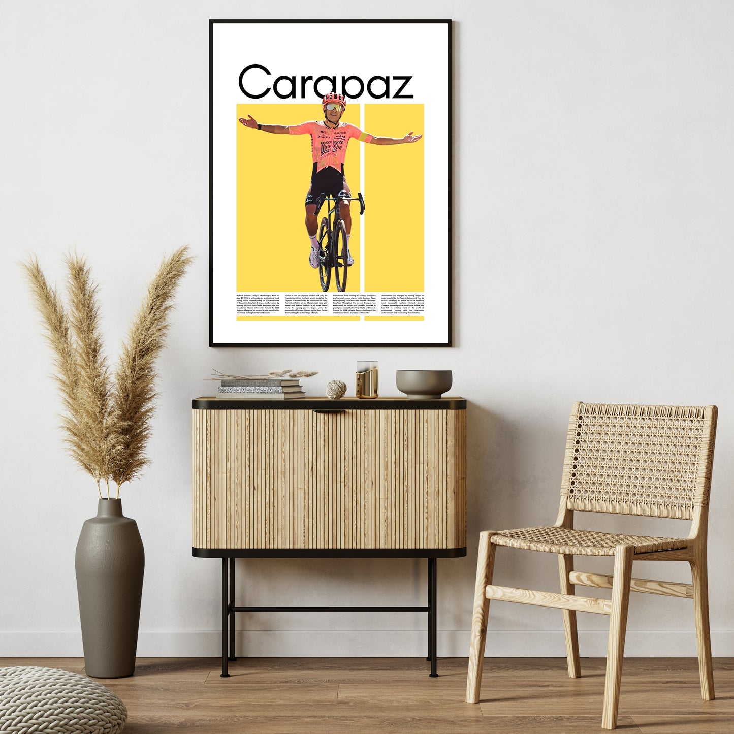 Richard Carapaz - Framed/Printed