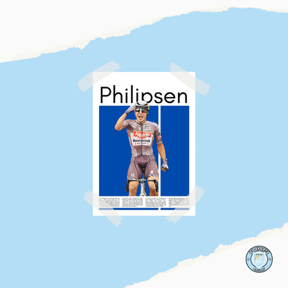 Jasper Philipsen – High-Quality Cycling Print for Home Decor