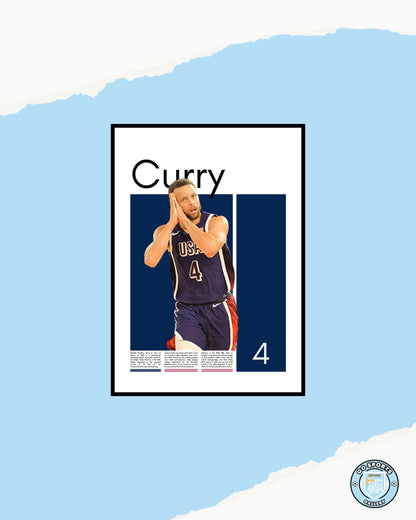 Stephen Curry Wall Art – Digital Download | Instant Printable Sports Art