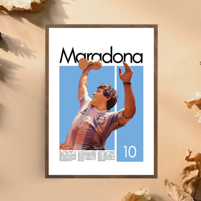 Diego Maradona Argentina - Framed/Printed