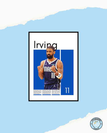 Kyrie Irving Dallas Mavericks - Framed/Printed