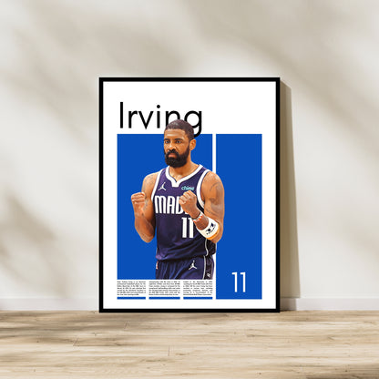 Kyrie Irving Dallas Mavericks - Framed/Printed