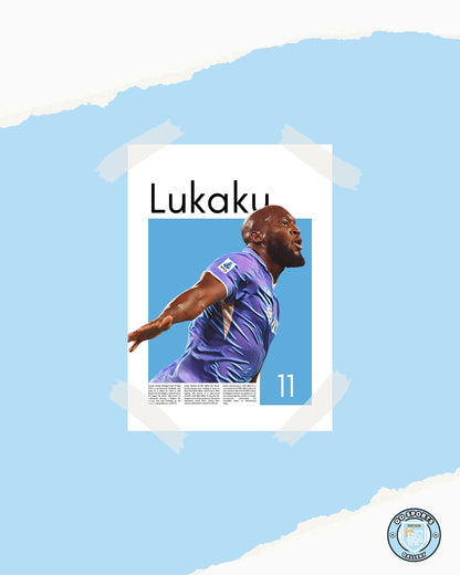 Romelu Lukaku Wall Art – Digital Download | Instant Printable Sports Art