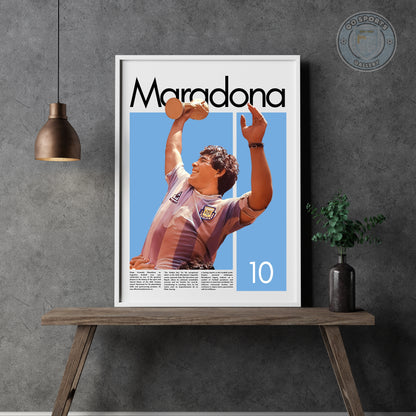 Diego Maradona Argentina - Framed/Printed