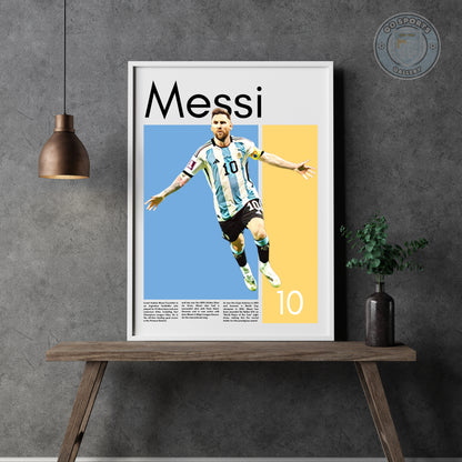 Lionel Messi Wall Art: Instant Digital Download