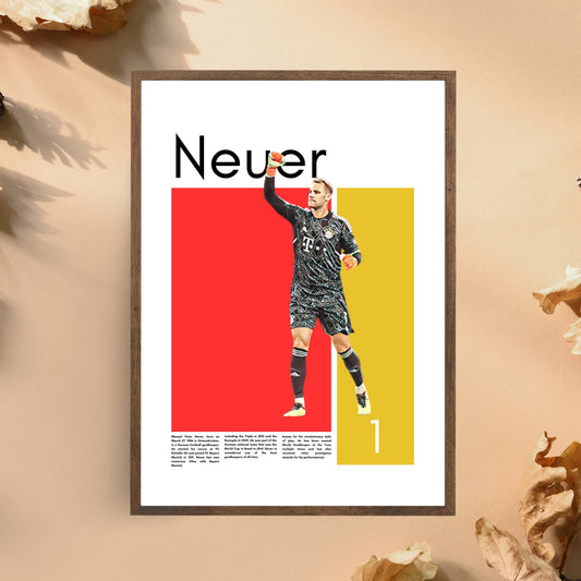 Manuel Neuer Wall Art - Framed/Printed