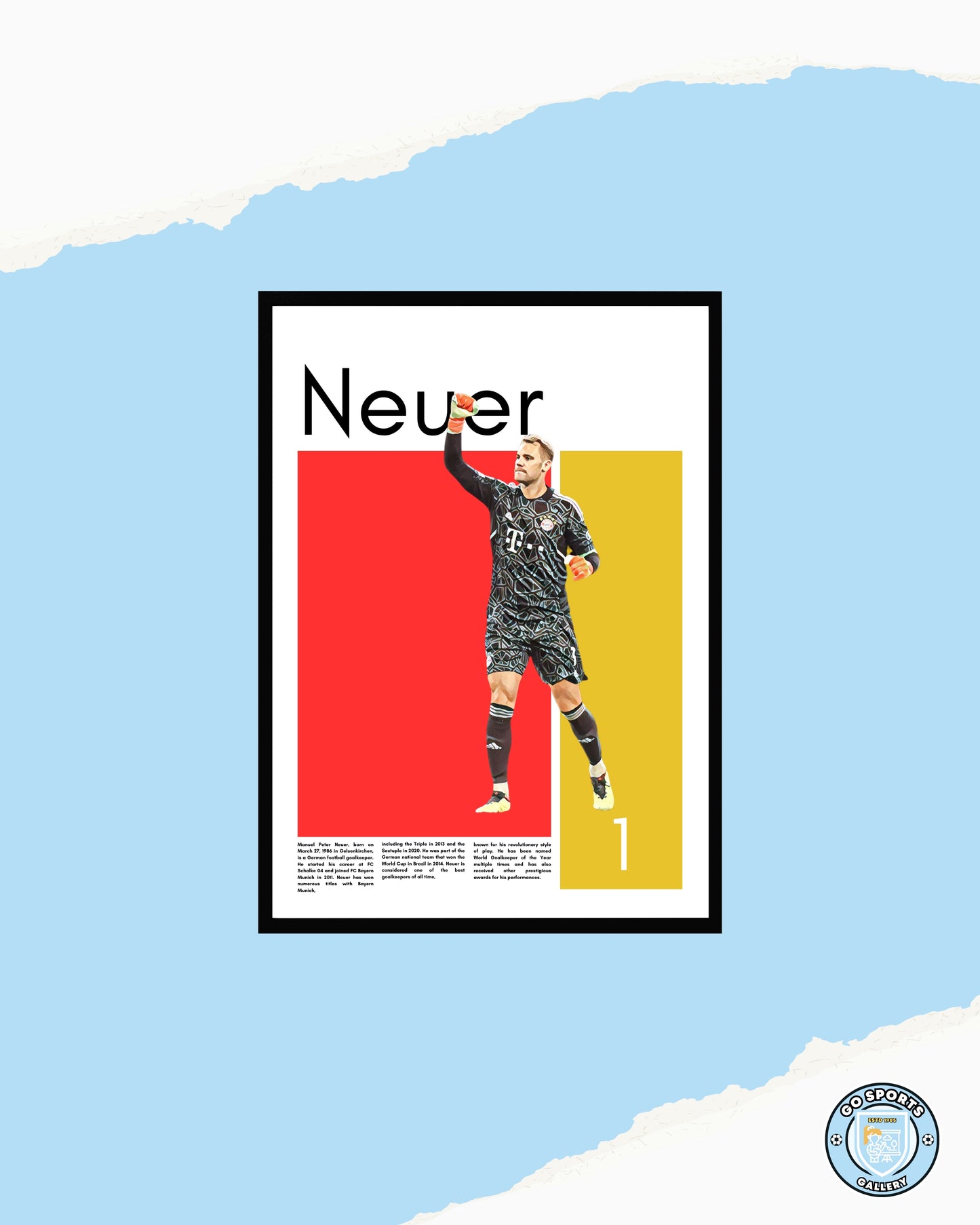 Manuel Neuer Wall Art - Framed/Printed