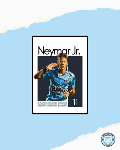 Neymar Jr. Wall Art – Digital Download | Instant Printable Sports Art