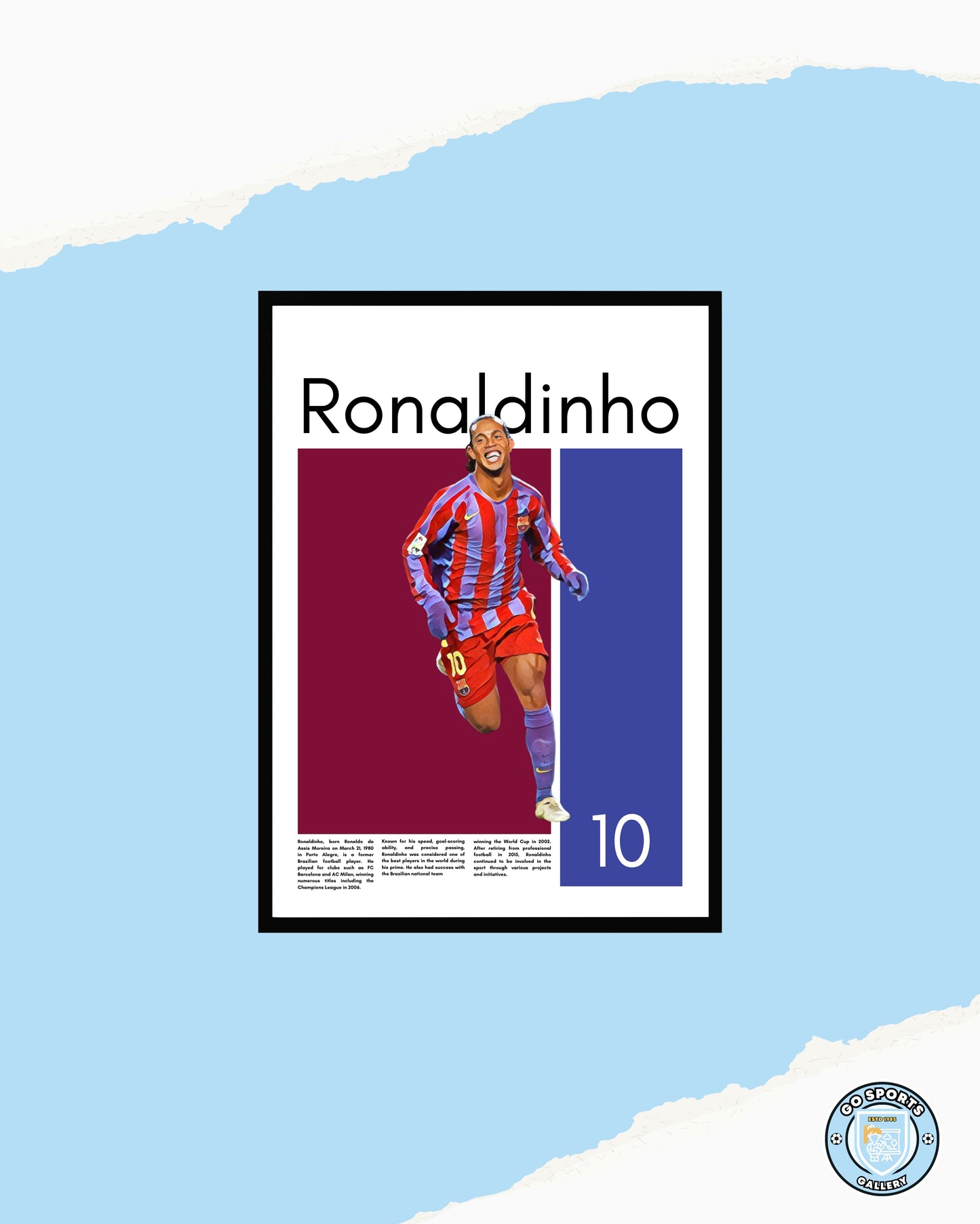 Ronaldinho Wall Art - Framed/Printed