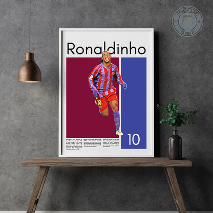 Ronaldinho Wall Art - Framed/Printed