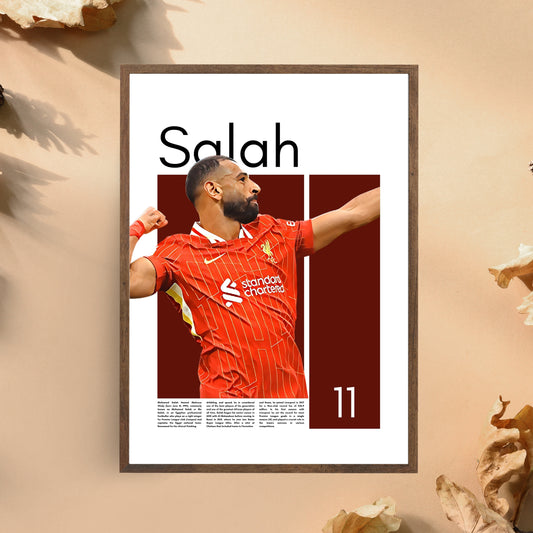 Mohamed Salah FC Liverpool – High-Quality Football Print for Home Decor