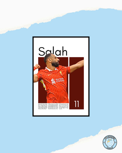 Mohamed Salah FC Liverpool – High-Quality Football Print for Home Decor