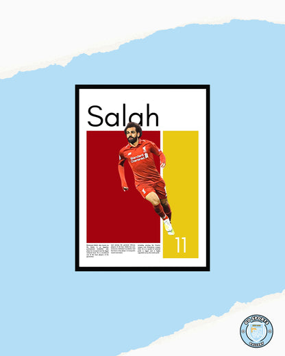 Mohamed Salah Wall Art – Digital Download | Instant Printable Football Art