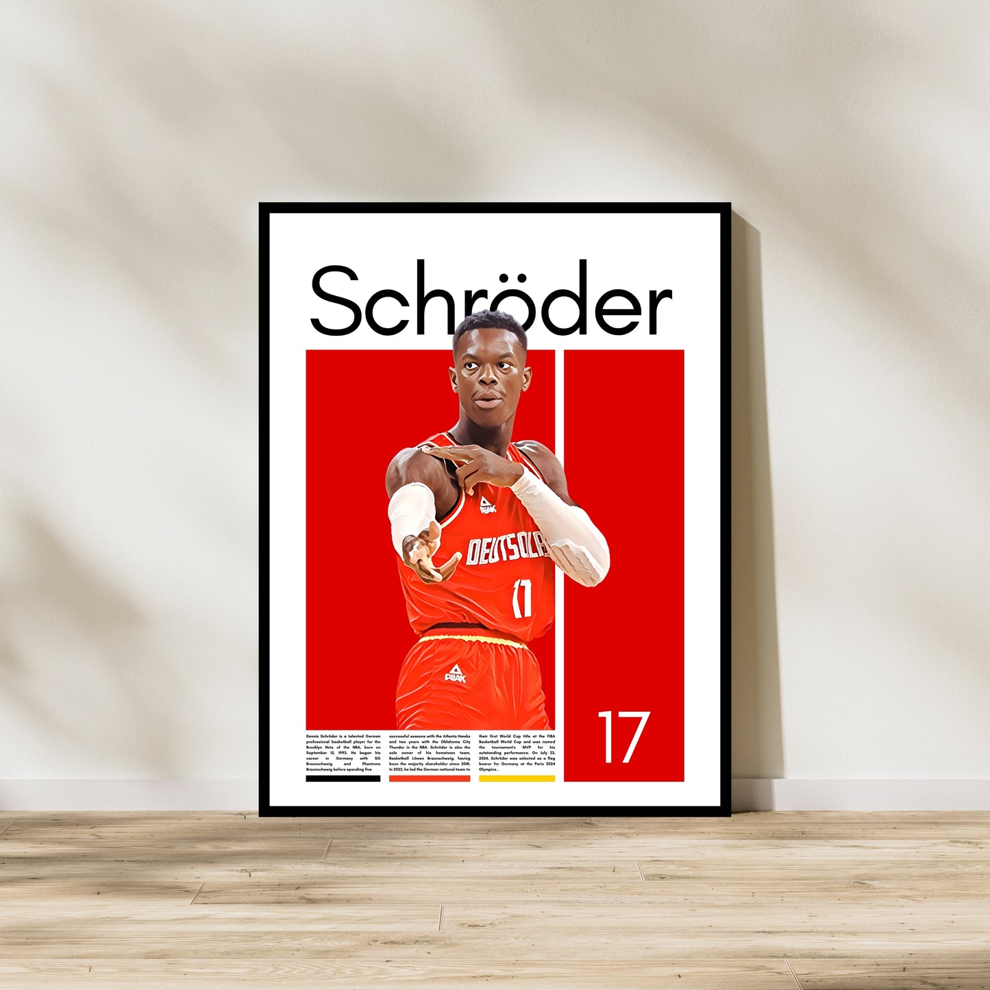 Dennis Schröder Germany - Framed/Printed