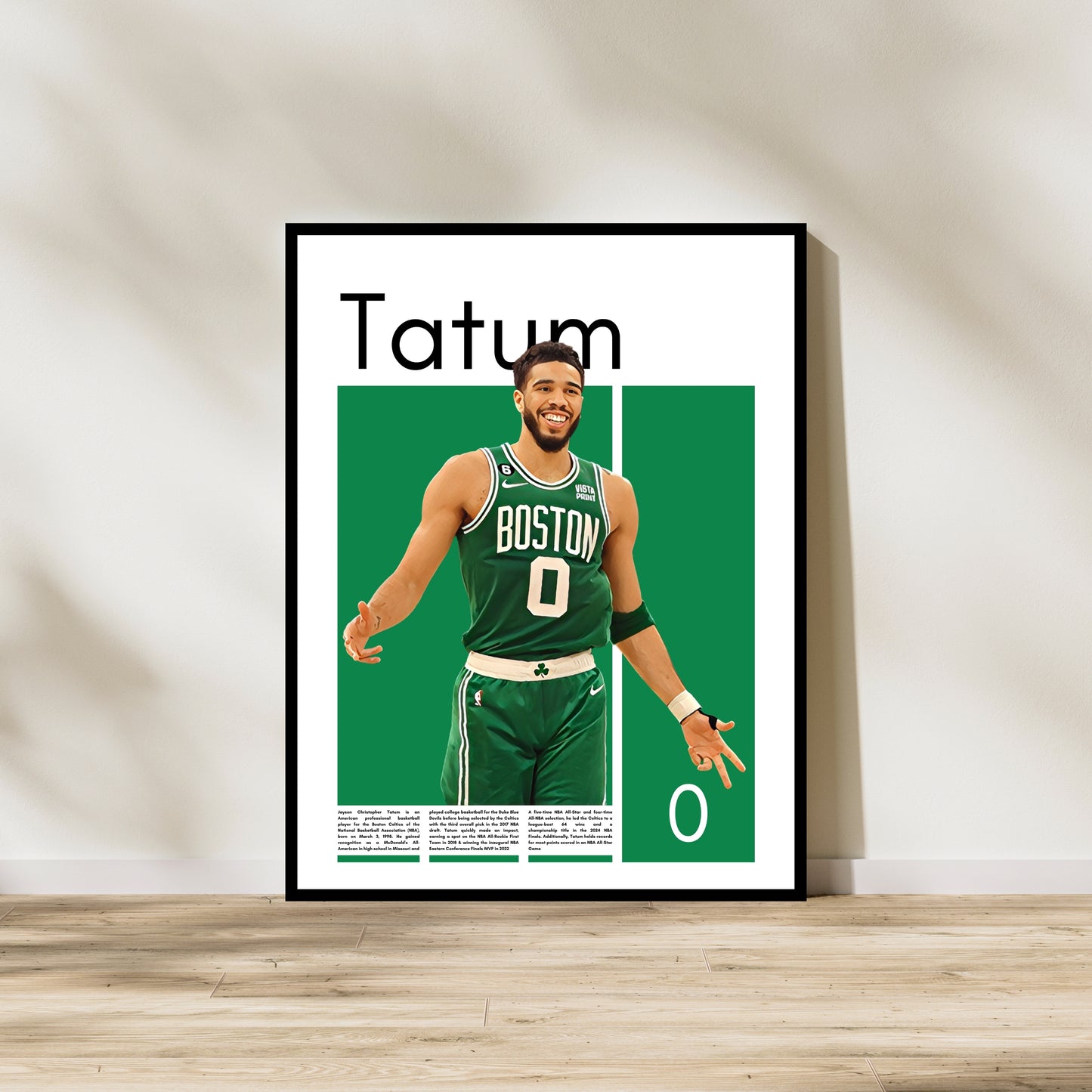 Jayson Tatum Boston Celtics - Framed/Printed