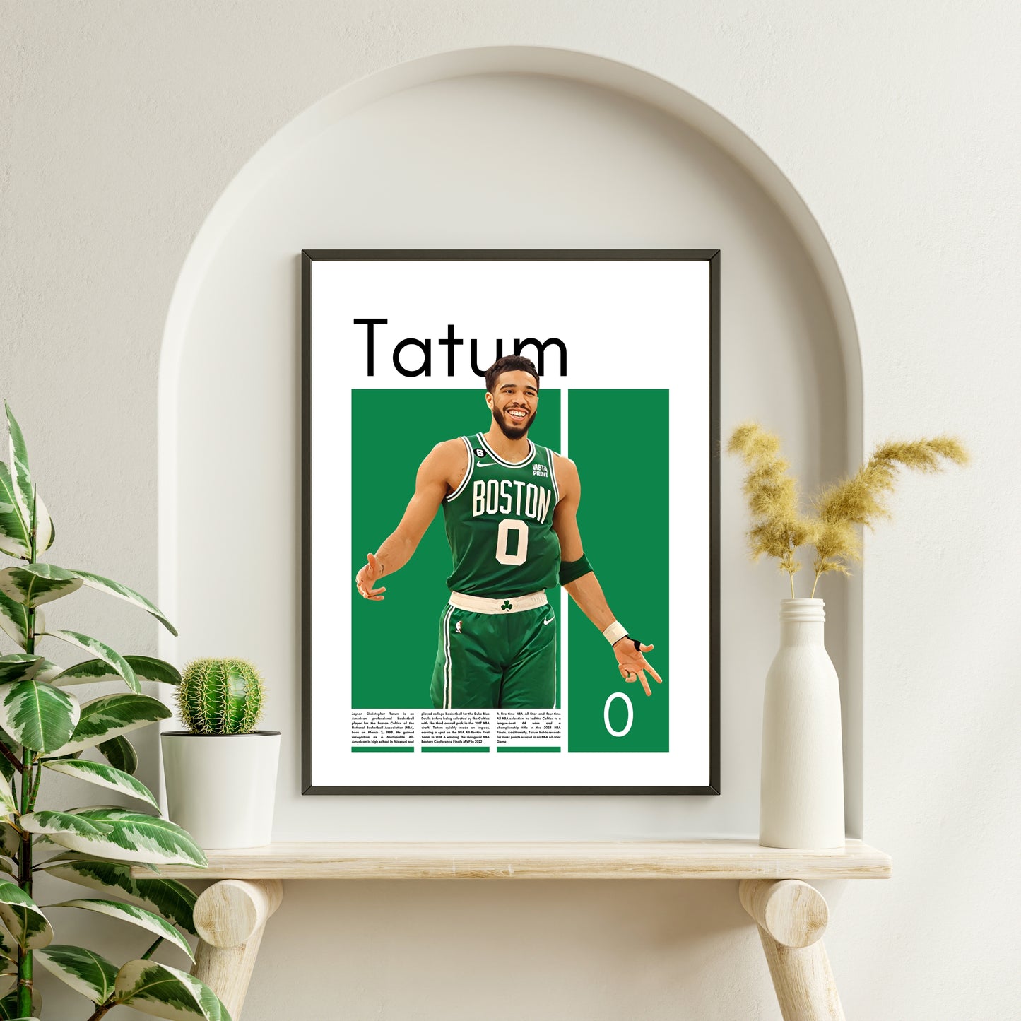 Jayson Tatum Wall Art – Digital Download | Instant Printable Sports Art