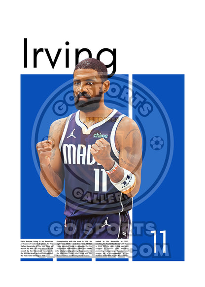 Kyrie Irving Wall Art – Digital Download | Instant Printable Sports Art