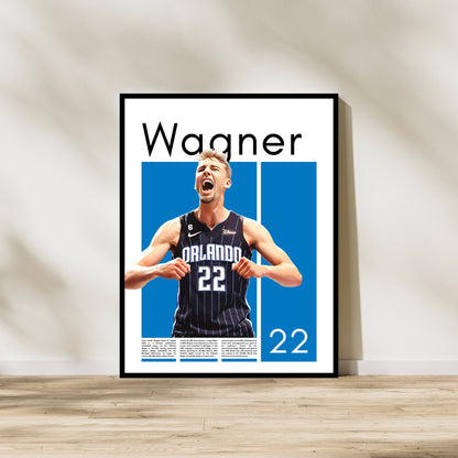 Franz Wagner Orlando Magic – High-Quality Basketball Print for Home Decor