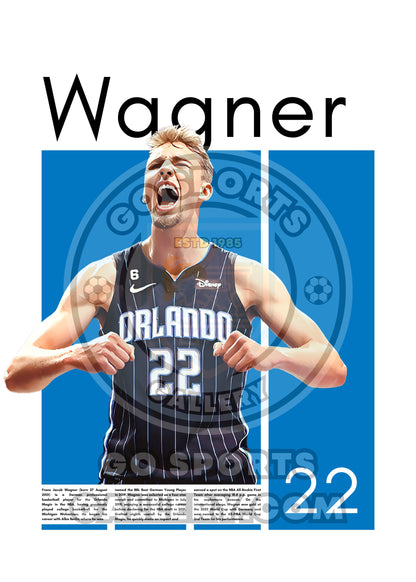 Franz Wagner Orlando Magic – High-Quality Basketball Print for Home Decor