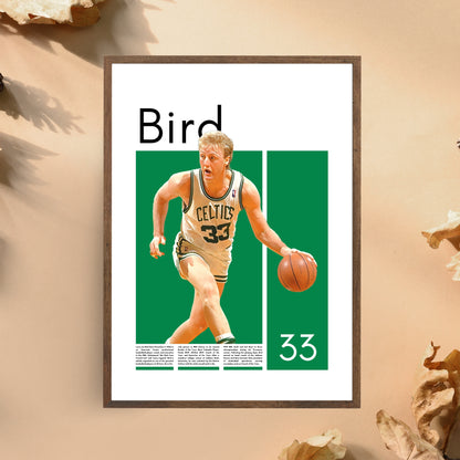 Larry Bird Boston Celtics - Framed/Printed