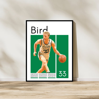 Larry Bird Boston Celtics - Framed/Printed