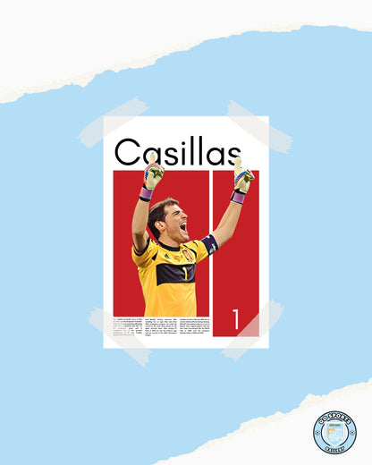 Iker Casillas Spain - Framed/Printed