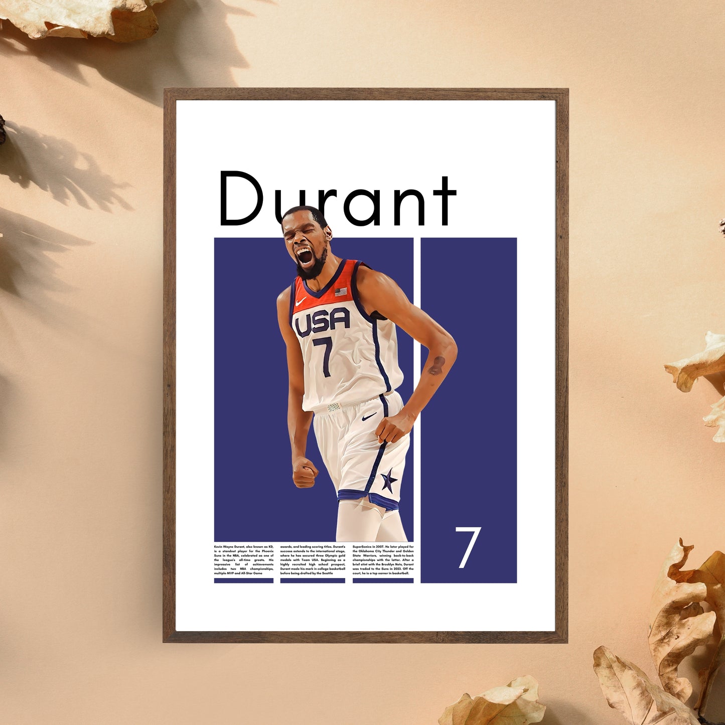 Kevin Durant Team USA - Framed/Printed