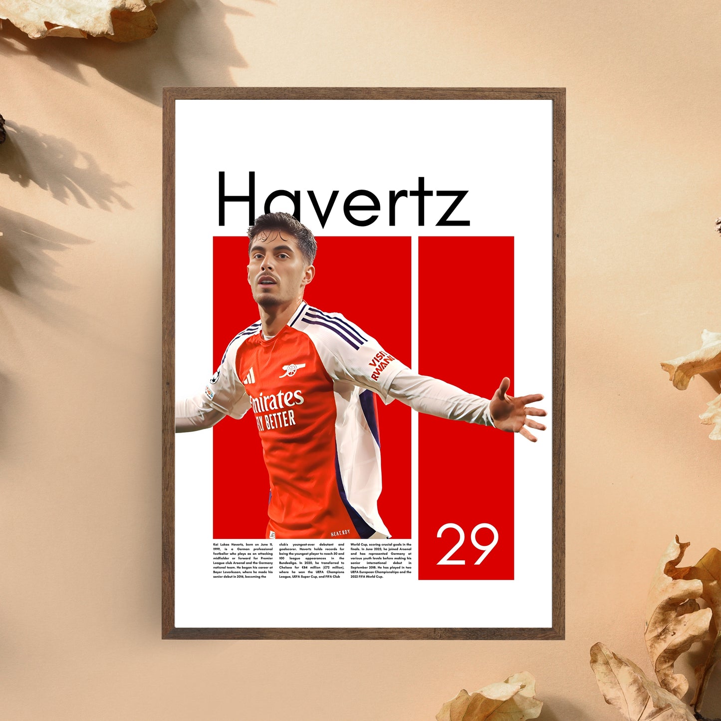 Kai Havertz FC Arsenal – High-Quality Football Print for Home Decor