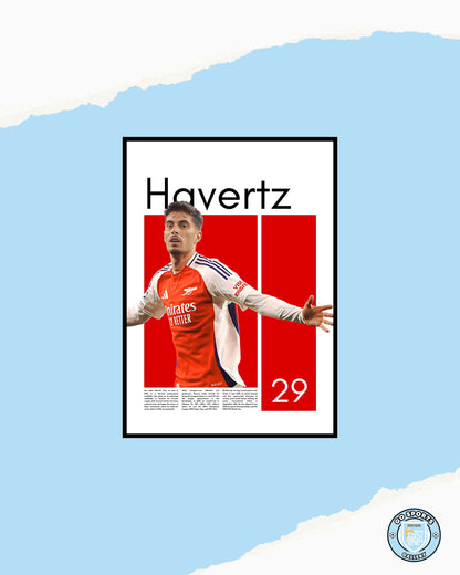 Kai Havertz FC Arsenal – High-Quality Football Print for Home Decor