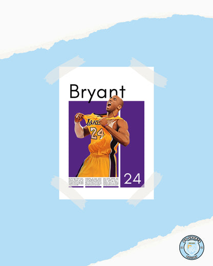 Kobe Bryant Los Angeles Lakers - Framed/Printed